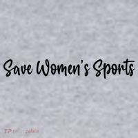  Save Womens Sports Riley Gaines Women's Racerback Cropped Tank thumb 2