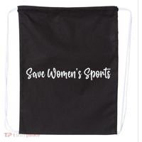  Save Womens Sports Riley Gaines Drawstring Bag thumb 0