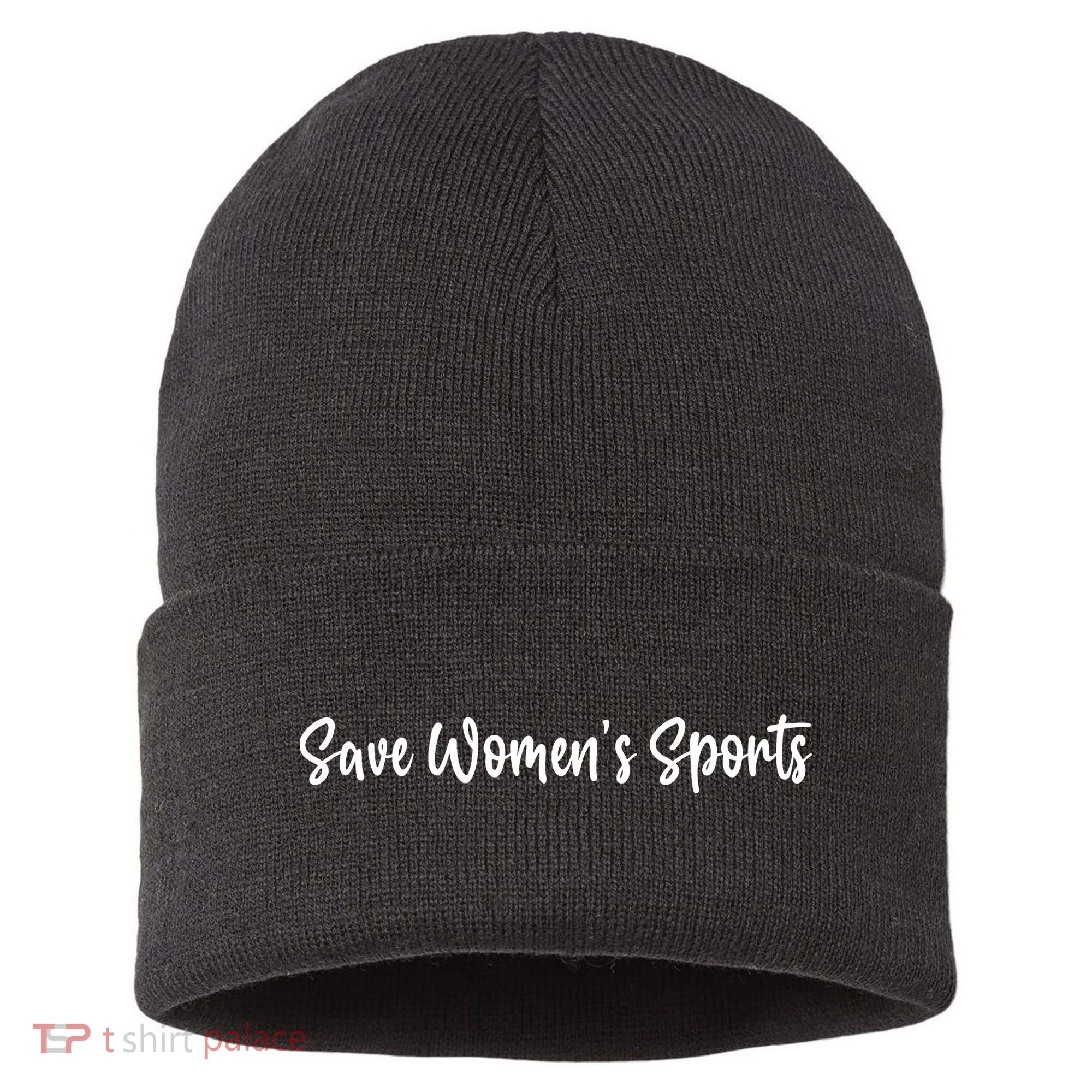  Save Womens Sports Riley Gaines Sustainable Knit Beanie