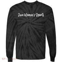 Save Womens Sports Riley Gaines Tie-Dye Long Sleeve Shirt thumb 0