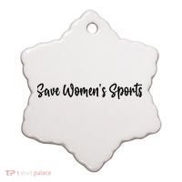 Save Womens Sports Riley Gaines Ceramic Ornament thumb 0
