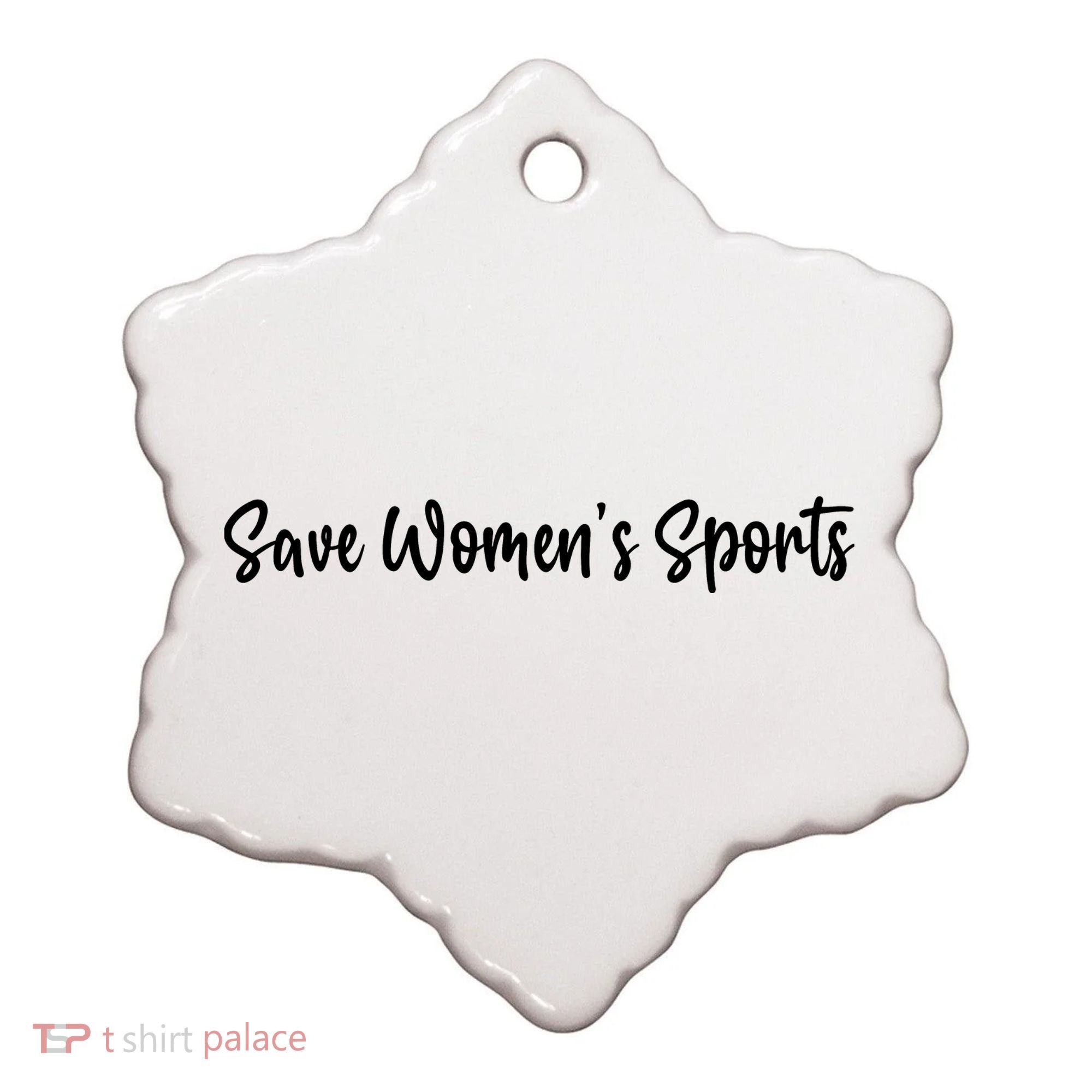  Save Womens Sports Riley Gaines Ceramic Ornament