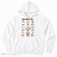 Retro God Says I Am Christian Jesus Happy Easter Day Bunny Hoodie thumb 0