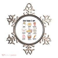 Retro God Says I Am Christian Jesus Happy Easter Day Bunny Ornament thumb 0