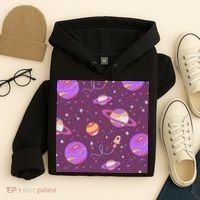 Retro Galaxy Spaceship Hoodie thumb 4