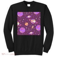 Retro Galaxy Spaceship Sweatshirt thumb 0