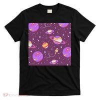Retro Galaxy Spaceship T-Shirt thumb 0