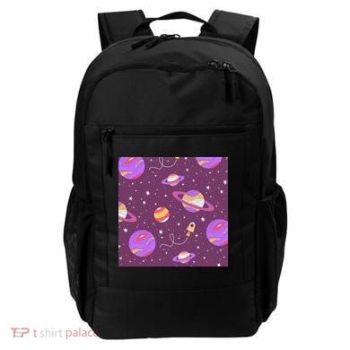 Retro Galaxy Spaceship Backpack