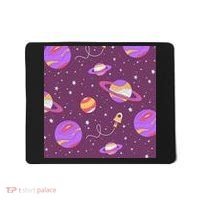 Retro Galaxy Spaceship Mousepad thumb 0