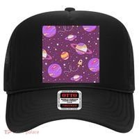Retro Galaxy Spaceship Hat thumb 0