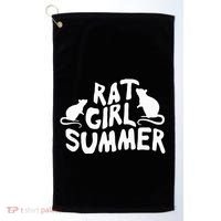 Rat Girl Summer Golf Towel thumb 0