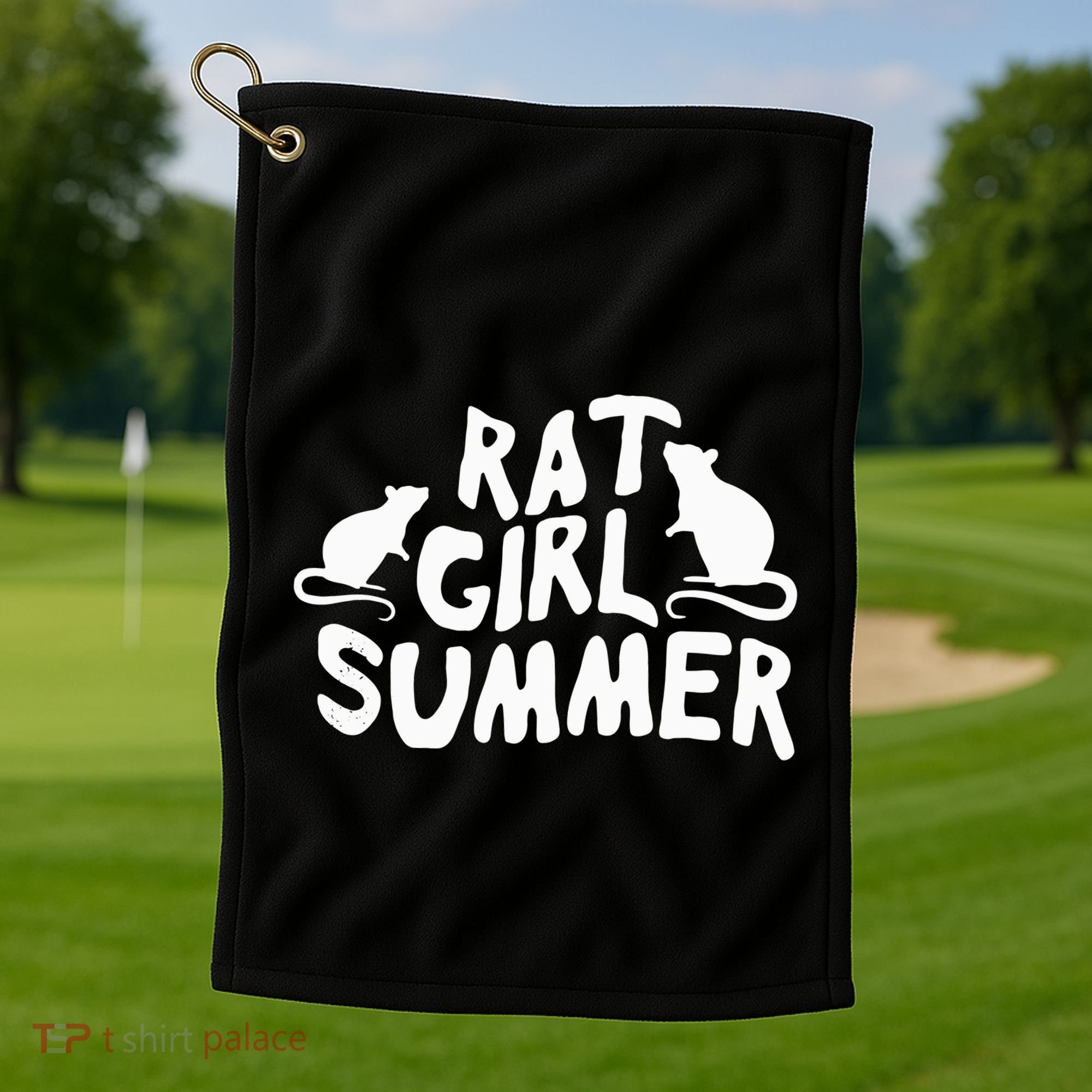 Rat Girl Summer Golf Towel