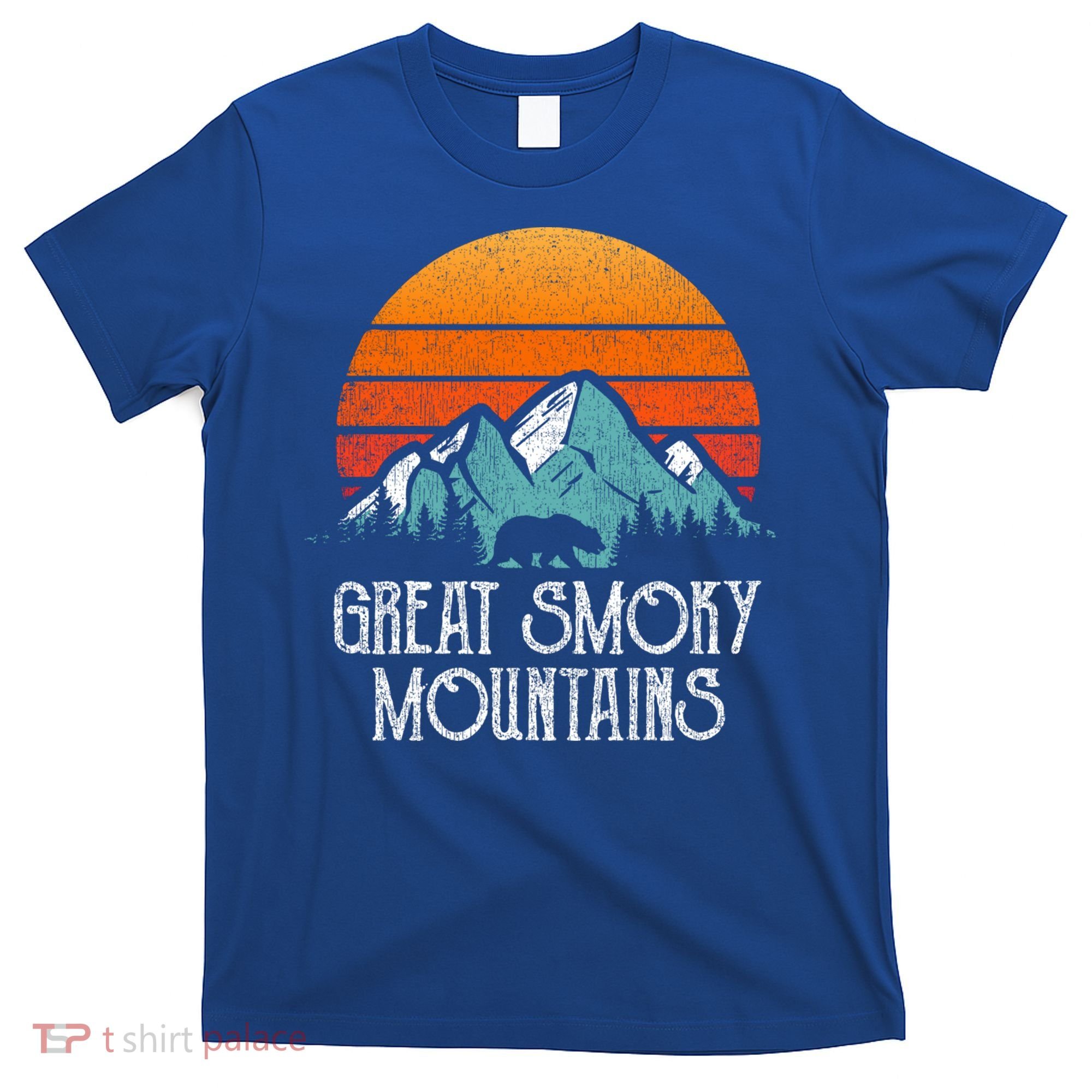 Retro Great Smoky Mountains National Park Bear Vintage Great Gift T-Shirt