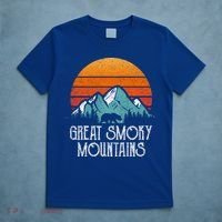 Retro Great Smoky Mountains National Park Bear Vintage Great Gift T-Shirt thumb 5