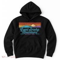 Retro Great Smoky Mountains National Park Hoodie thumb 0