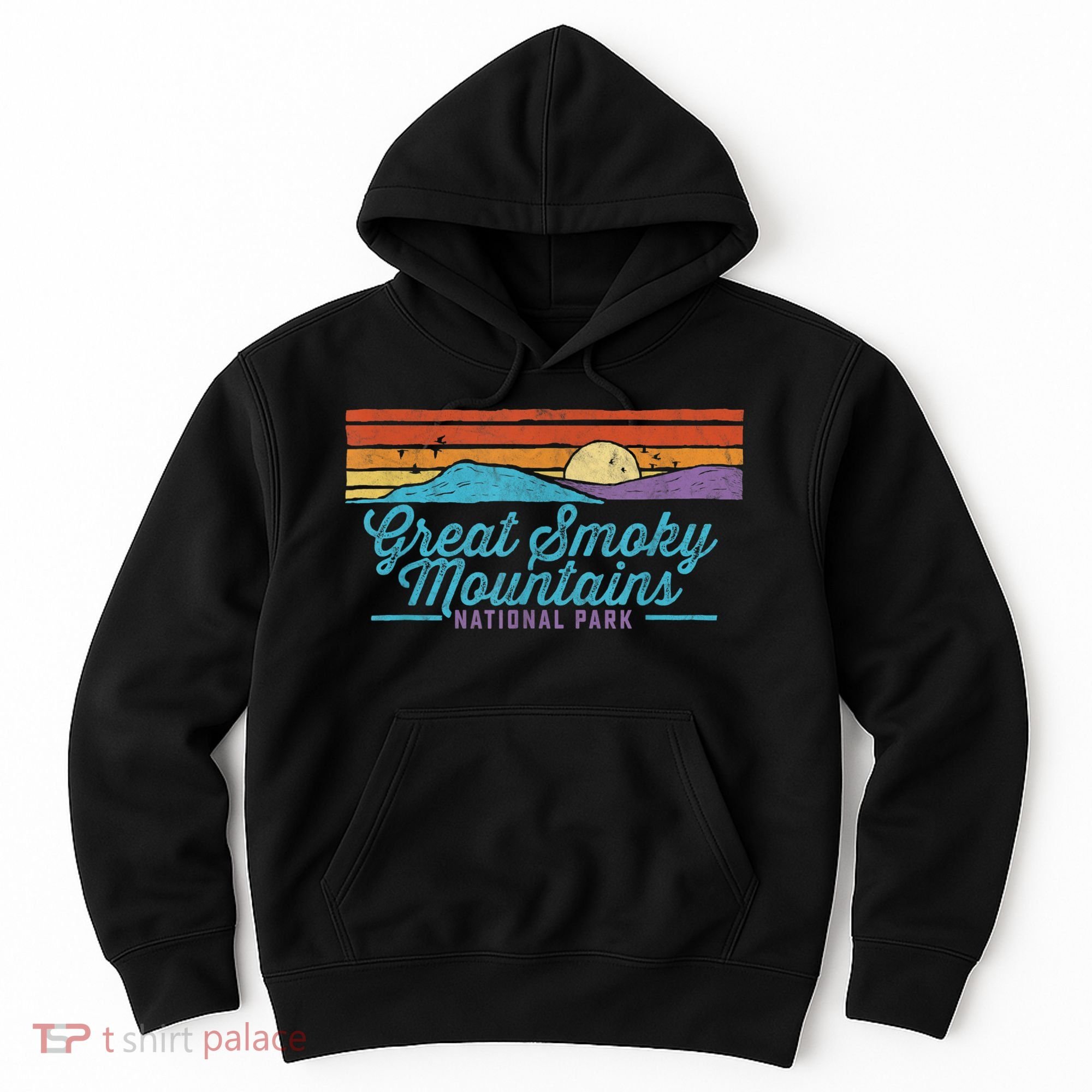 Retro Great Smoky Mountains National Park Hoodie