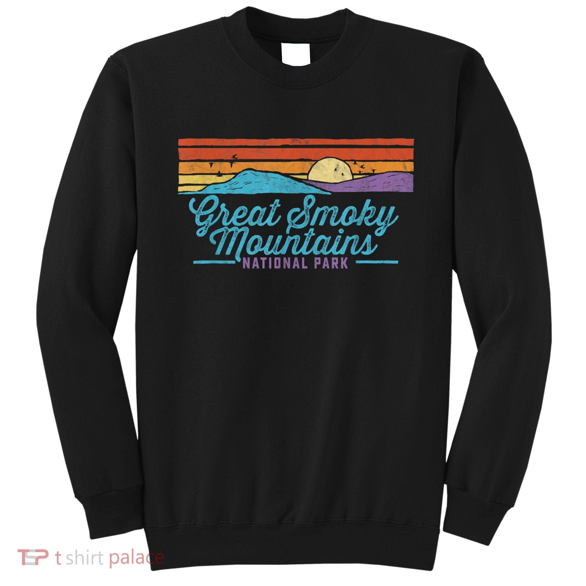 Retro Great Smoky Mountains National Park Sweatshirt