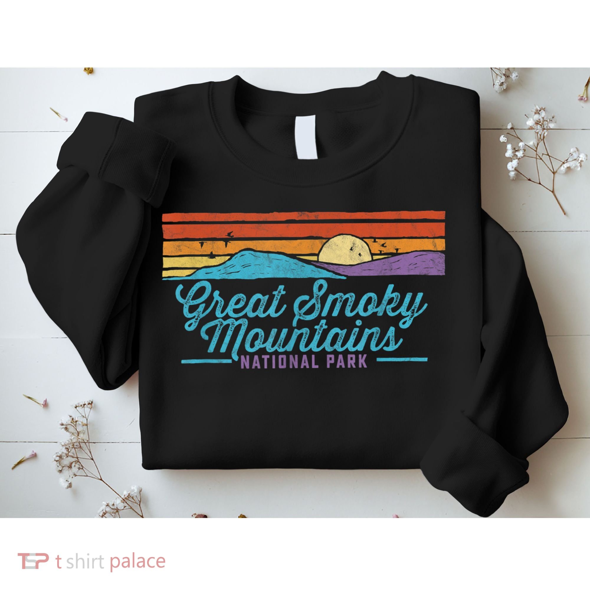 Retro Great Smoky Mountains National Park Sweatshirt