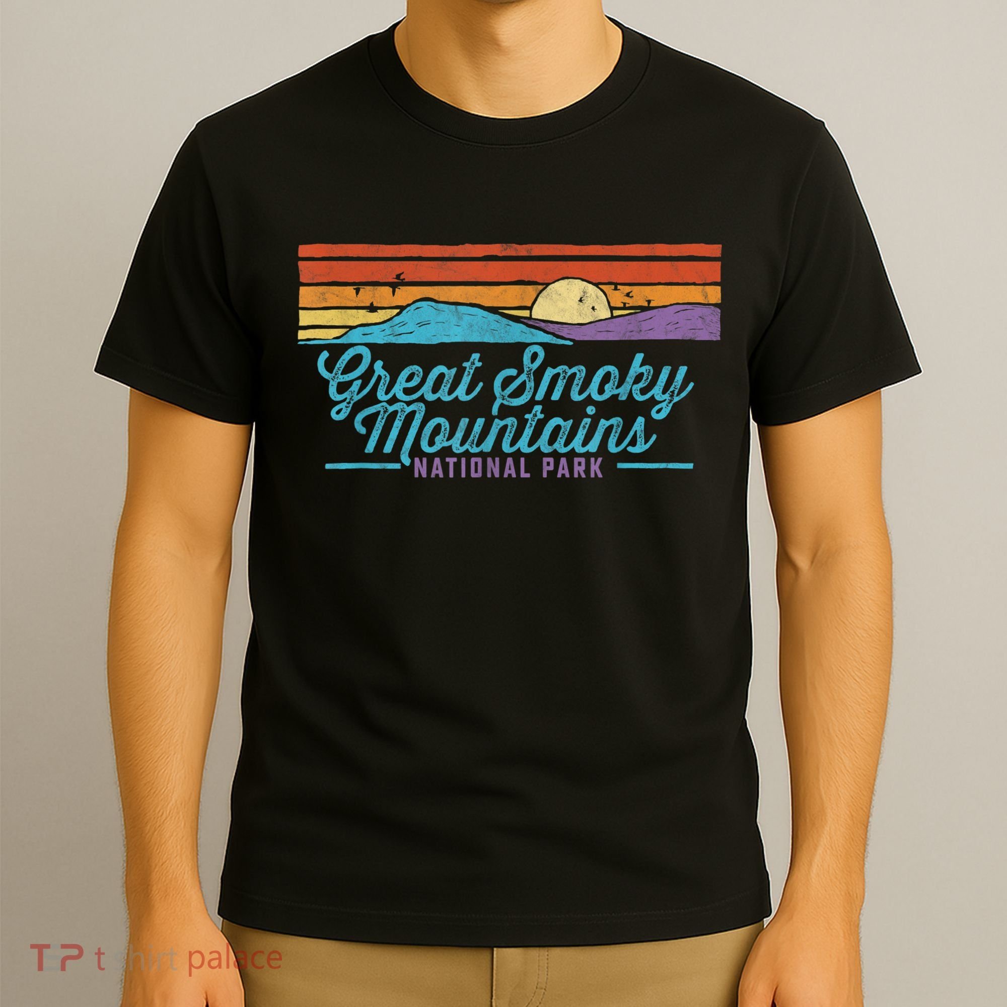 Retro Great Smoky Mountains National Park T-Shirt