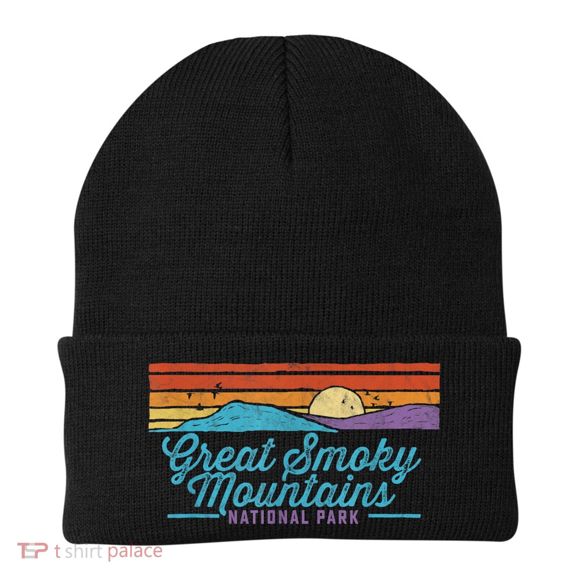 Retro Great Smoky Mountains National Park Beanie