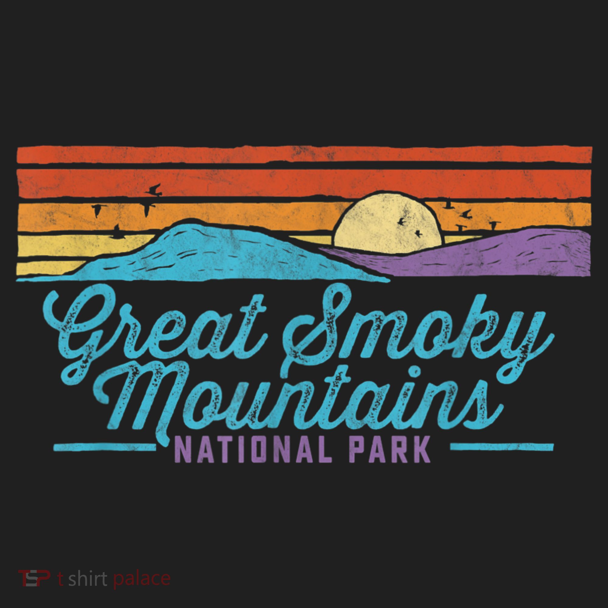 Retro Great Smoky Mountains National Park Beanie