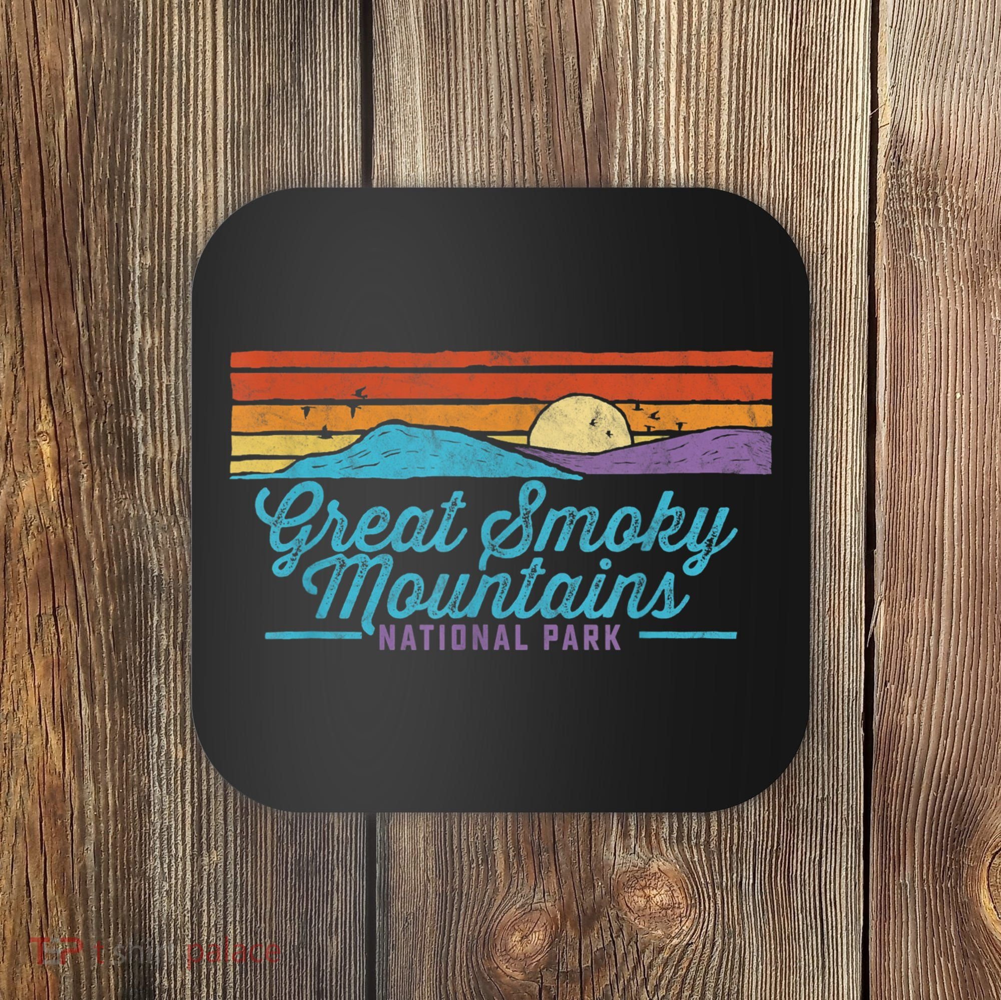 Retro Great Smoky Mountains National Park Coaster