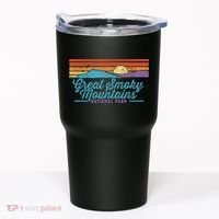 Retro Great Smoky Mountains National Park Tumbler thumb 0