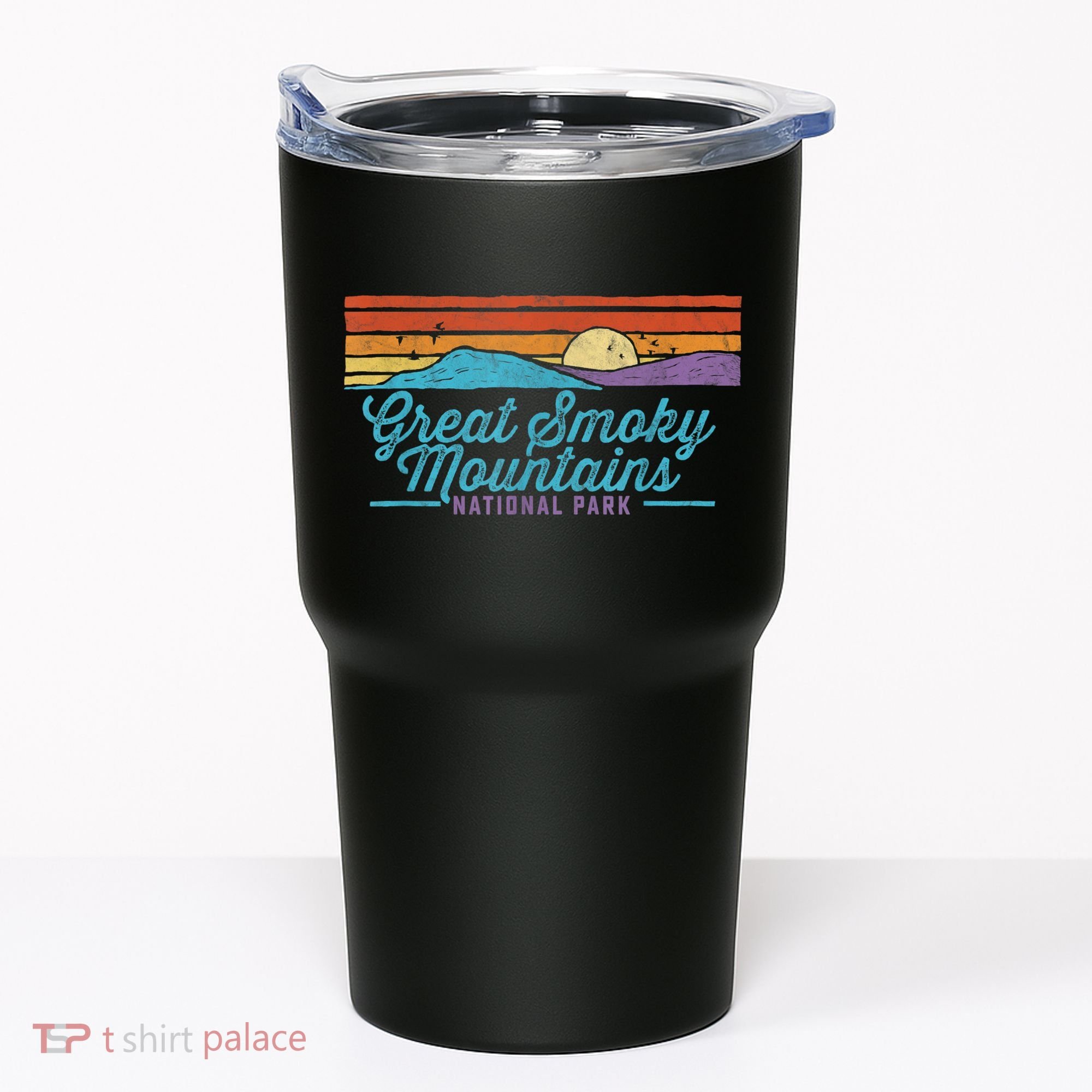 Retro Great Smoky Mountains National Park Tumbler