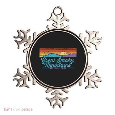 Retro Great Smoky Mountains National Park Ornament