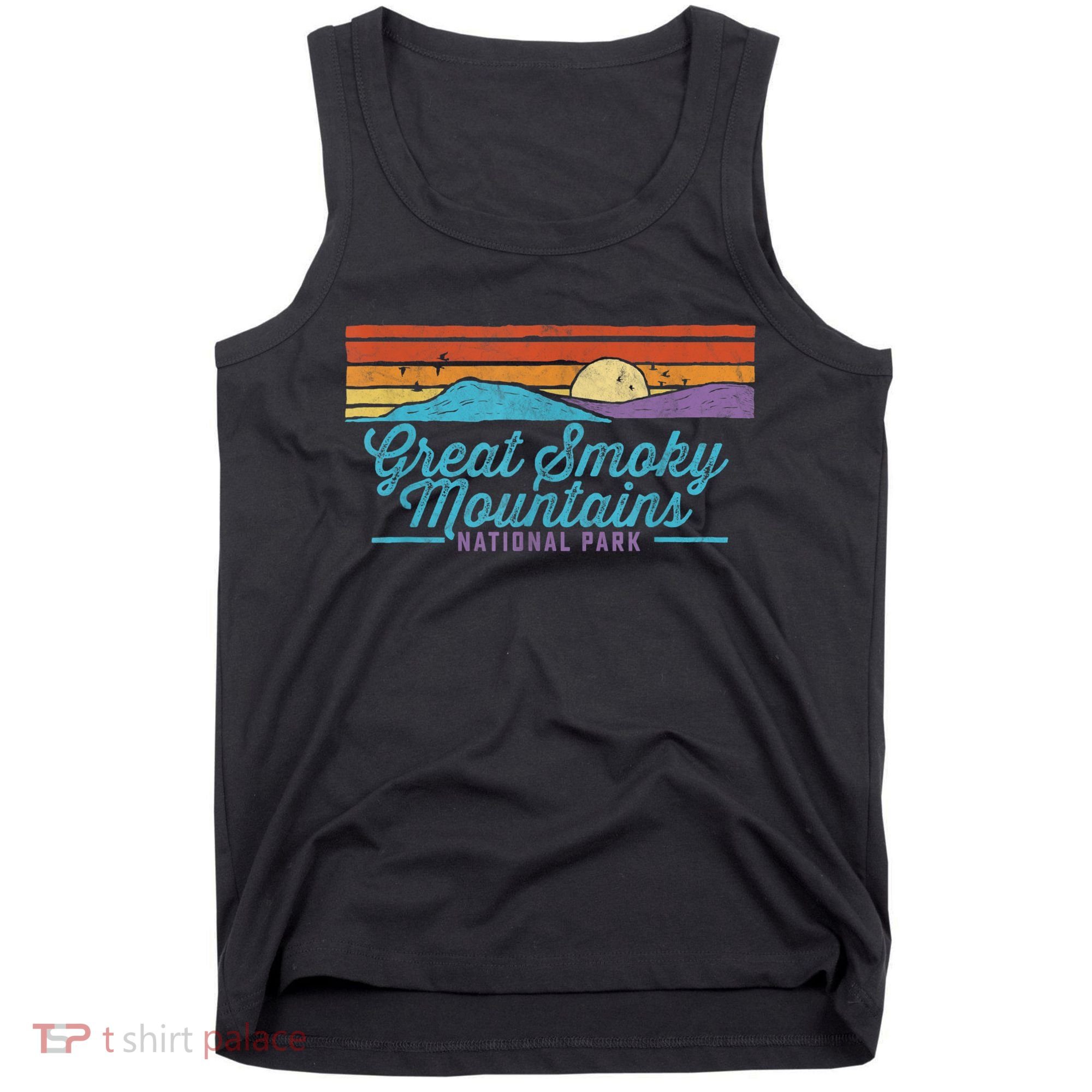 Retro Great Smoky Mountains National Park Tank Top