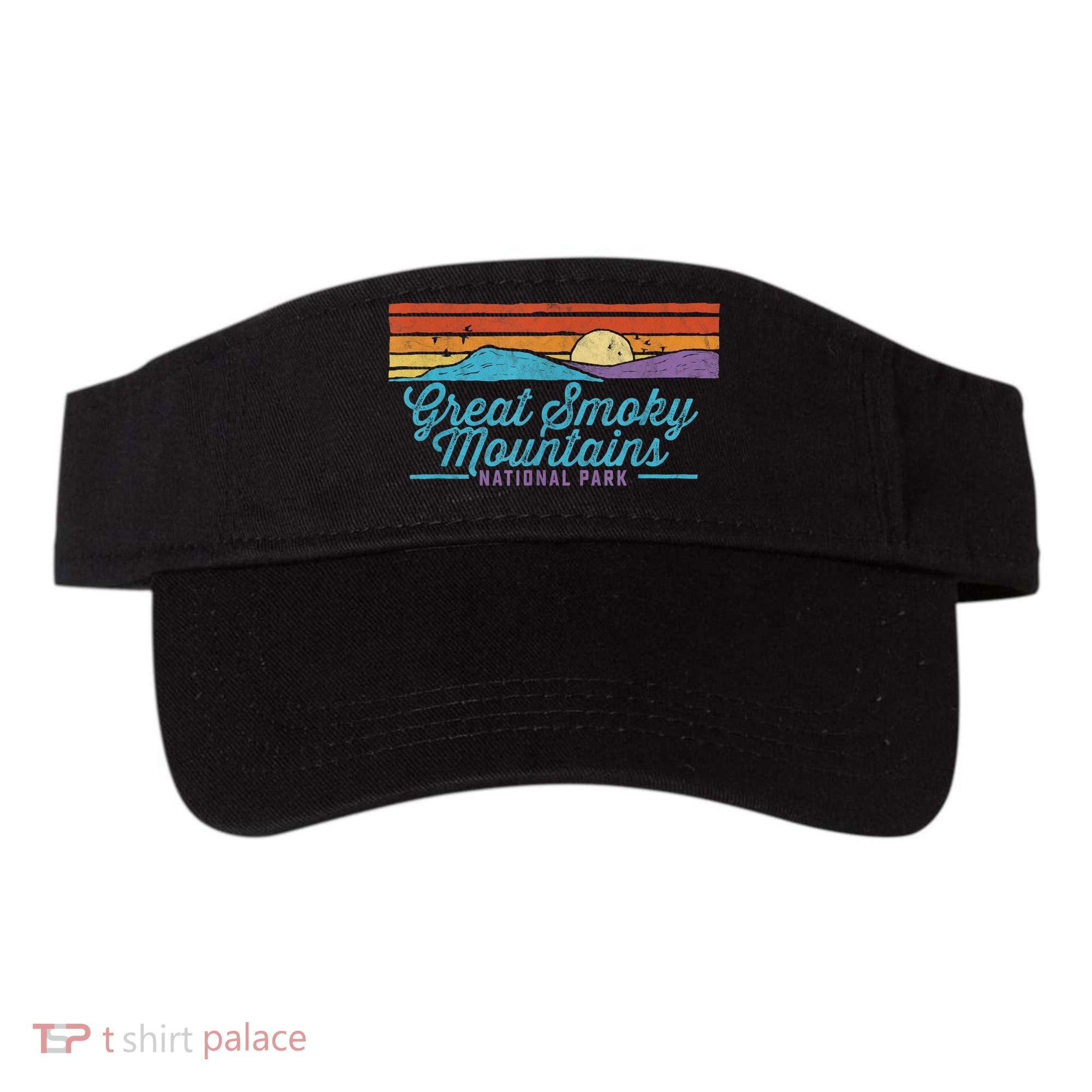 Retro Great Smoky Mountains National Park Visor