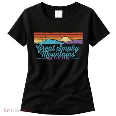 Retro Great Smoky Mountains National Park Women's T-Shirt