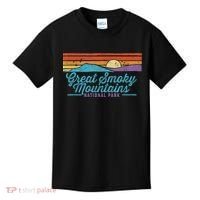 Retro Great Smoky Mountains National Park Kids T-Shirt thumb 0