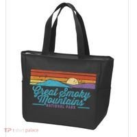Retro Great Smoky Mountains National Park Tote Bag thumb 3