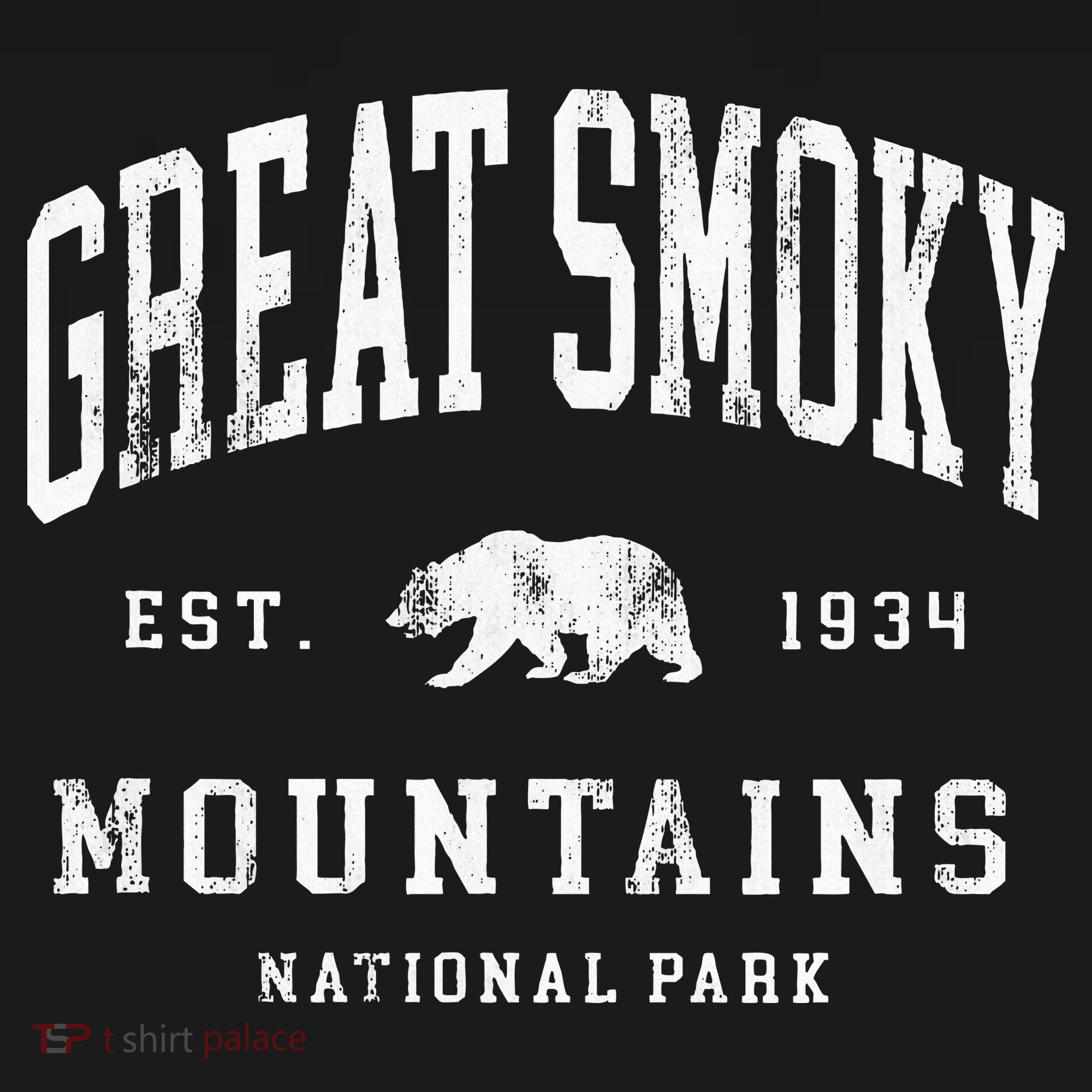 Retro Great Smoky Mountains National Park Bucket Hat