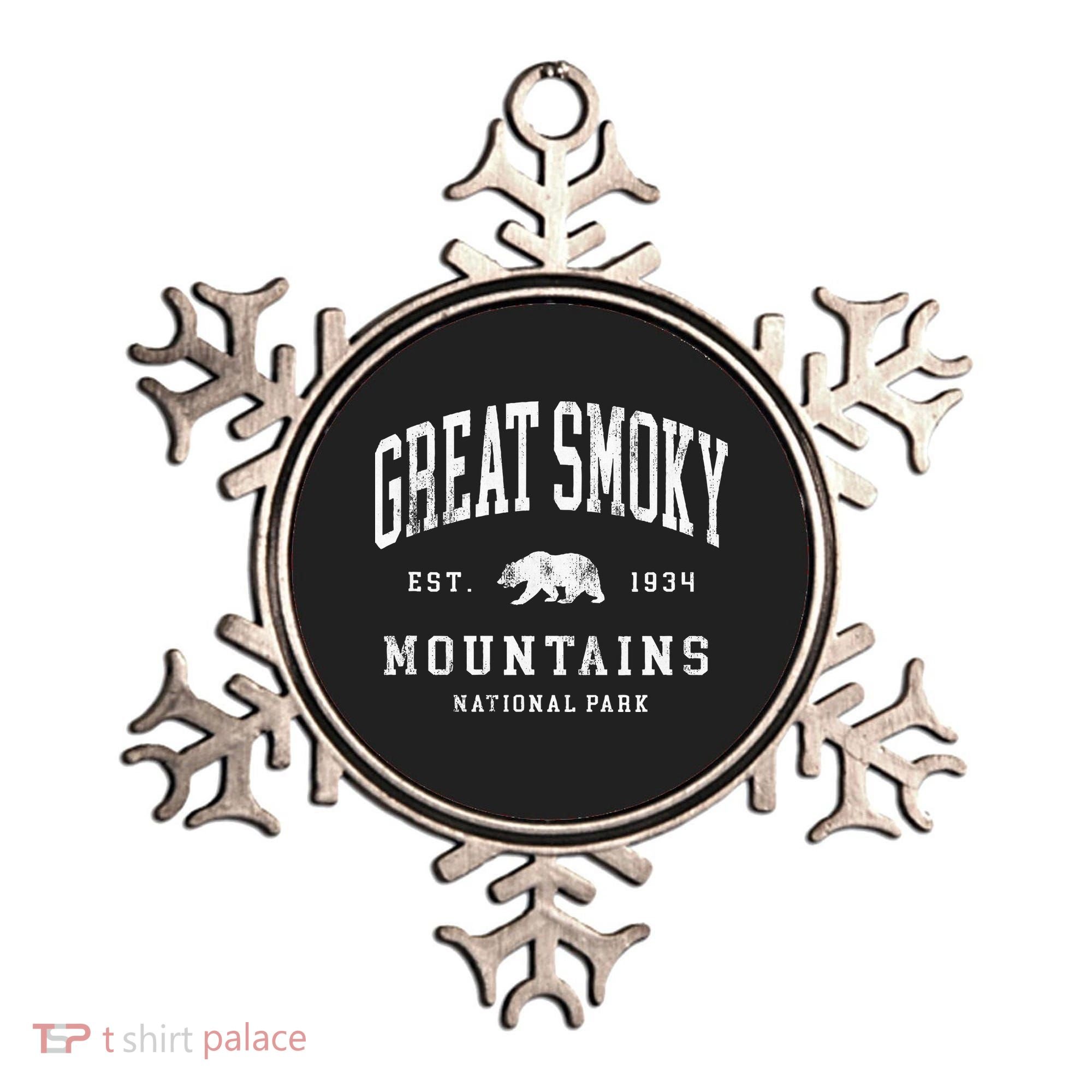 Retro Great Smoky Mountains National Park Ornament