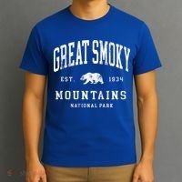 Retro Great Smoky Mountains National Park T-Shirt thumb 3