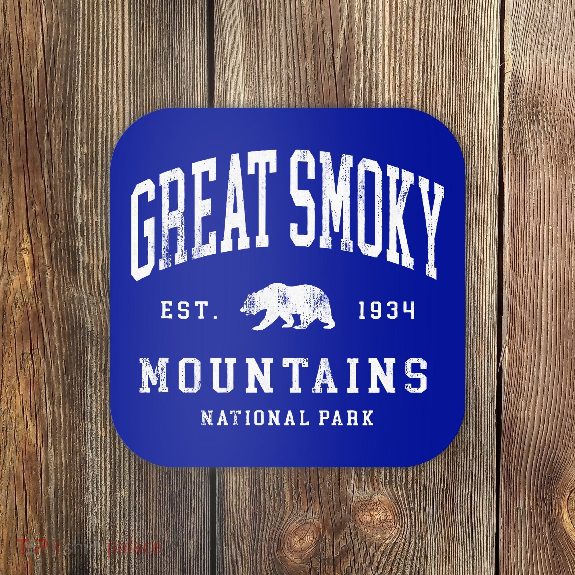 Retro Great Smoky Mountains National Park Coaster