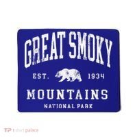 Retro Great Smoky Mountains National Park Mousepad thumb 0