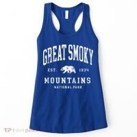 Retro Great Smoky Mountains National Park Women's Tank Top thumb 0