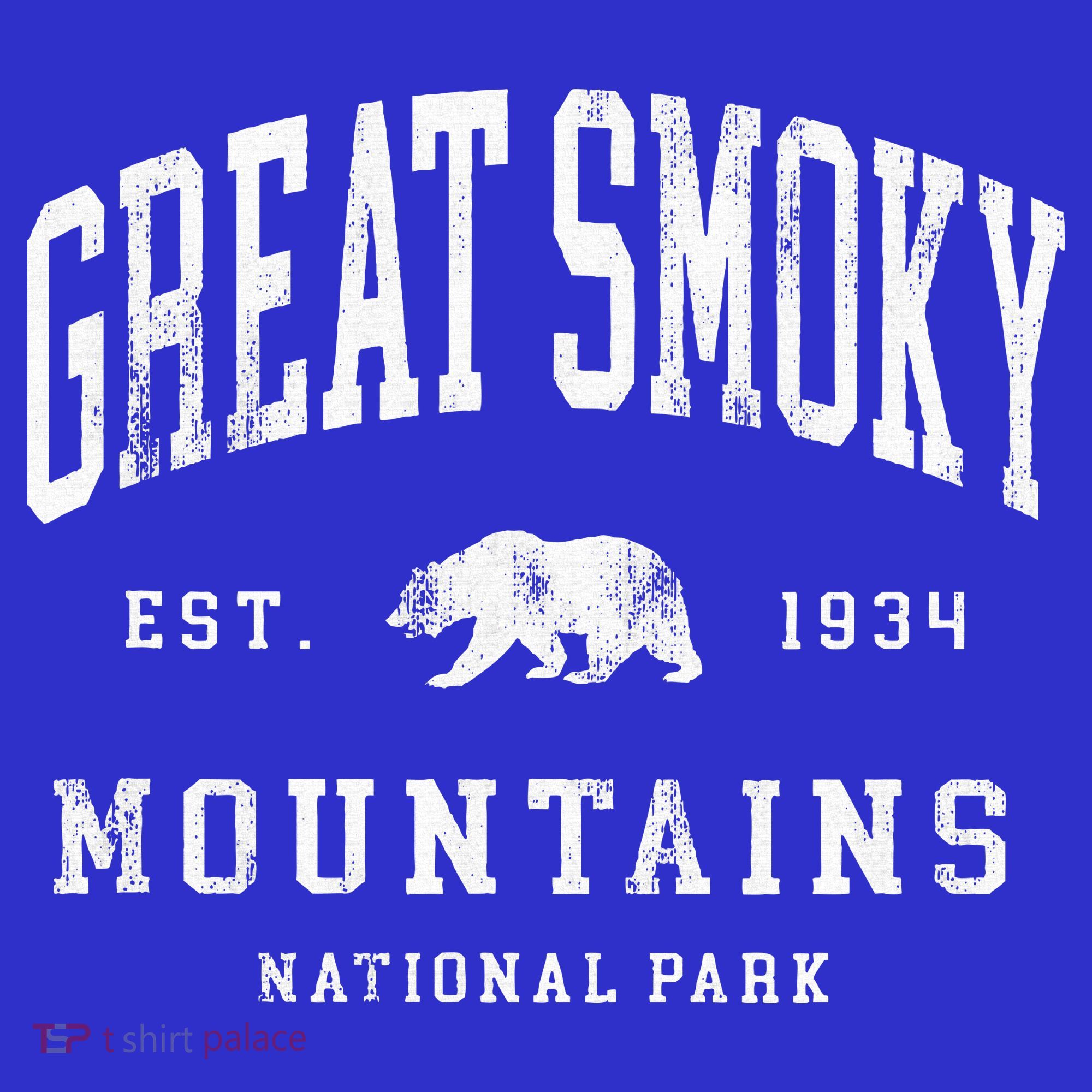 Retro Great Smoky Mountains National Park Women's Tank Top