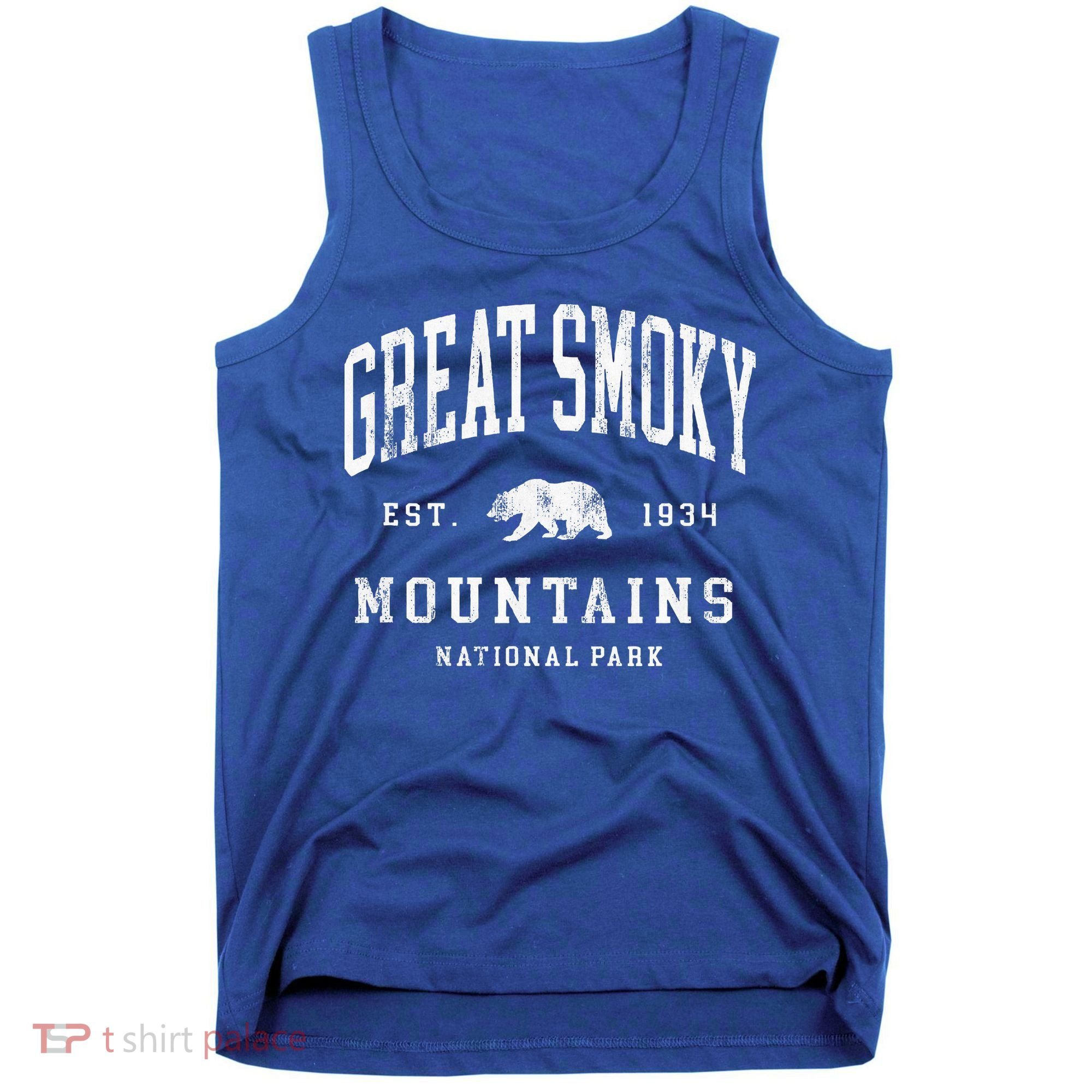 Retro Great Smoky Mountains National Park Tank Top