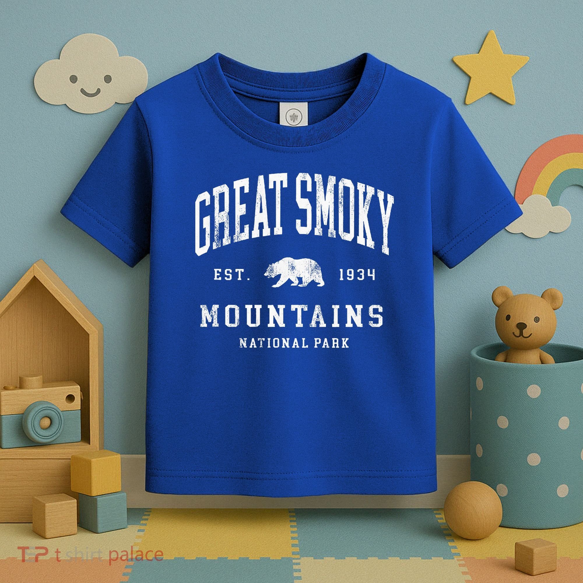 Retro Great Smoky Mountains National Park Toddler T-Shirt