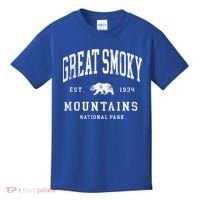 Retro Great Smoky Mountains National Park Kids T-Shirt thumb 0