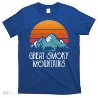 Retro Great Smoky Mountains National Park Bear Vintage Gift T-Shirt thumb 0