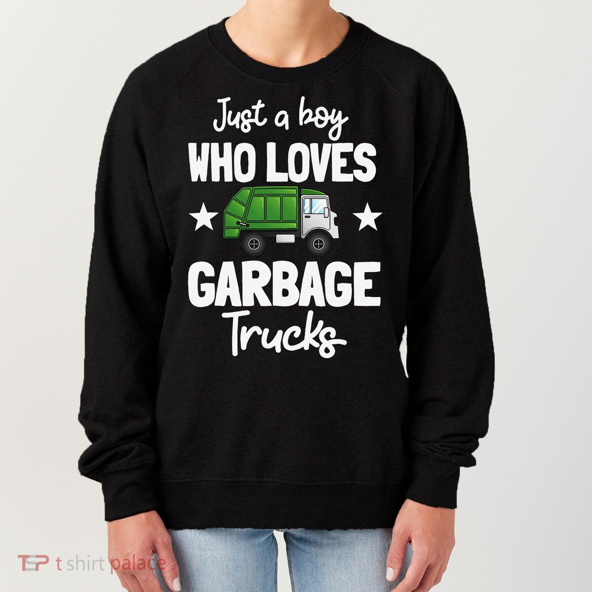 Recycling Garbage Truck Recycle Trash Collector Earth Day Women's Sweatshirt