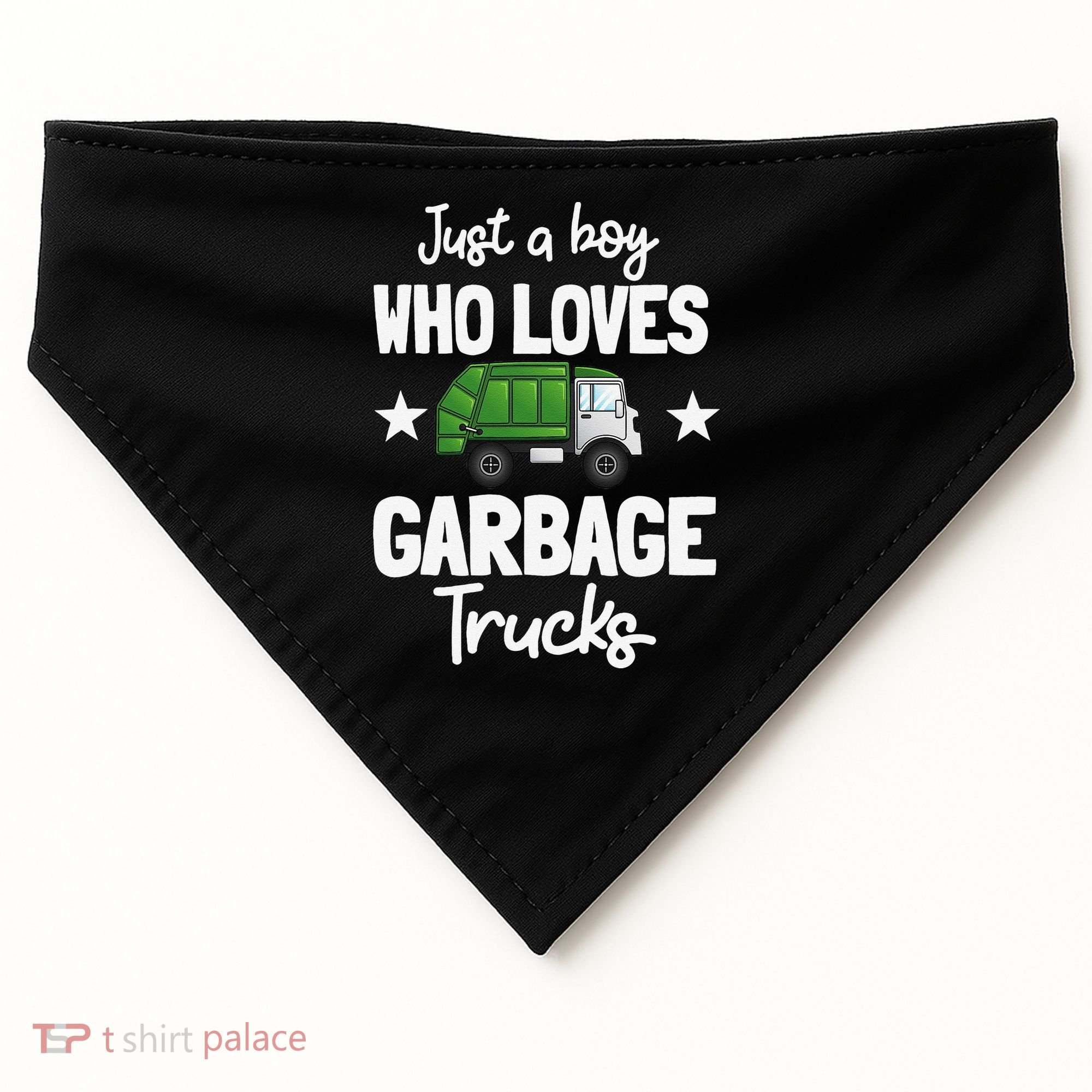 Recycling Garbage Truck Recycle Trash Collector Earth Day USA-Made Doggie Bandana