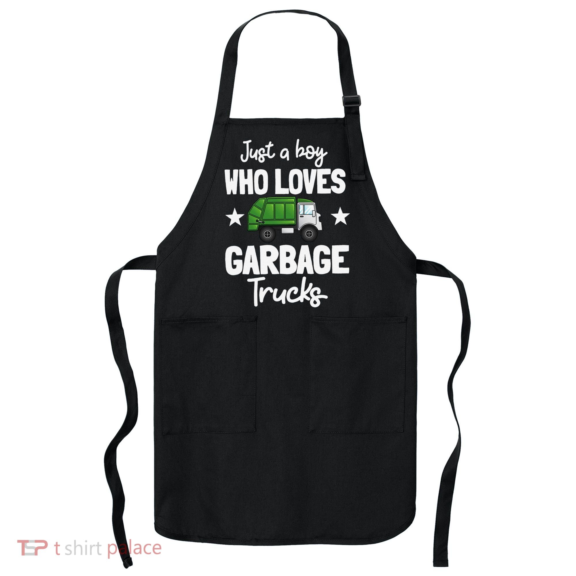 Recycling Garbage Truck Recycle Trash Collector Earth Day Apron