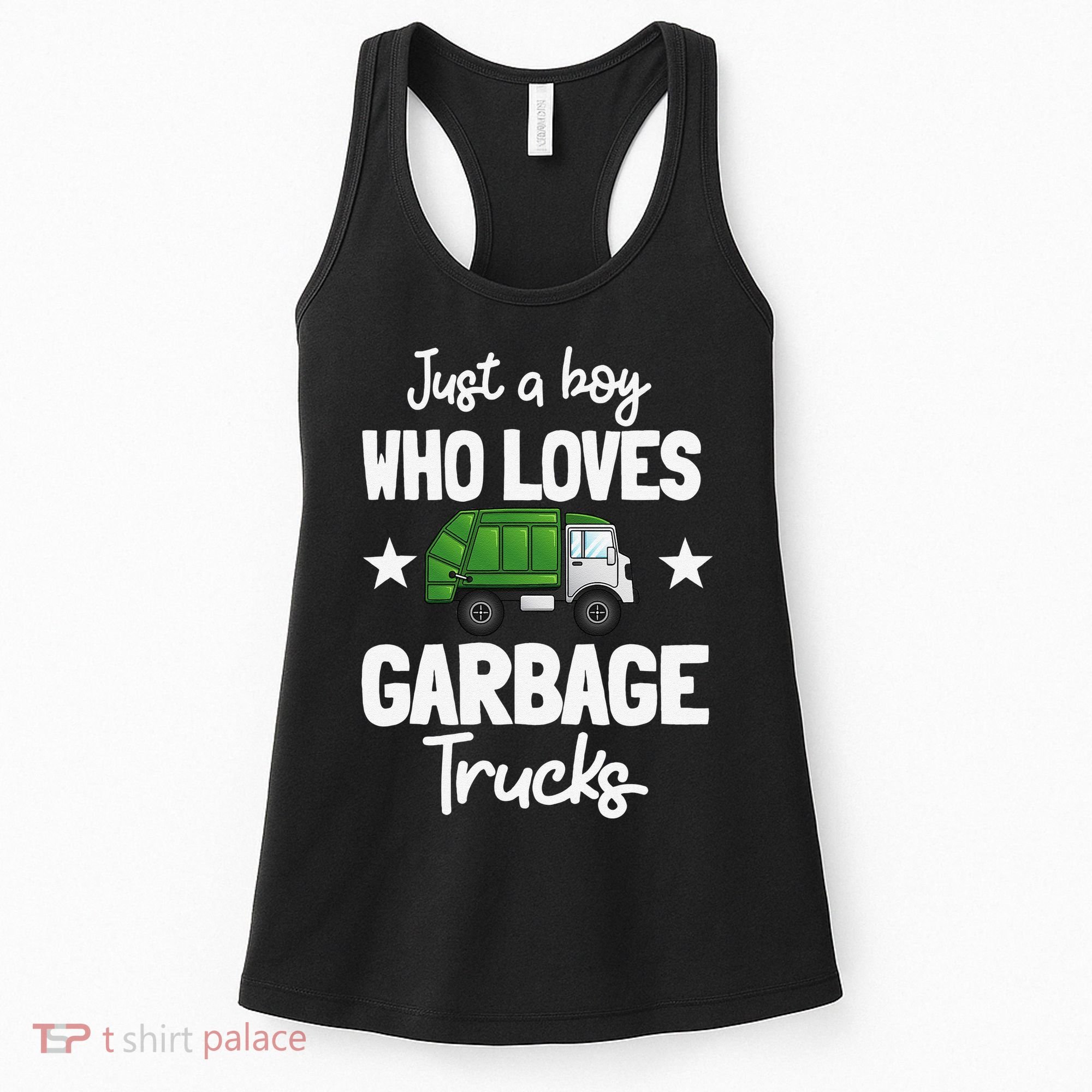 Recycling Garbage Truck Recycle Trash Collector Earth Day Women's Tank Top