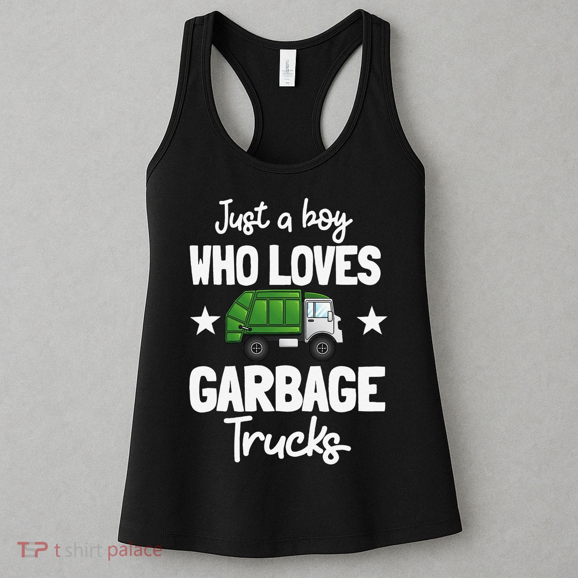 Recycling Garbage Truck Recycle Trash Collector Earth Day Women's Tank Top